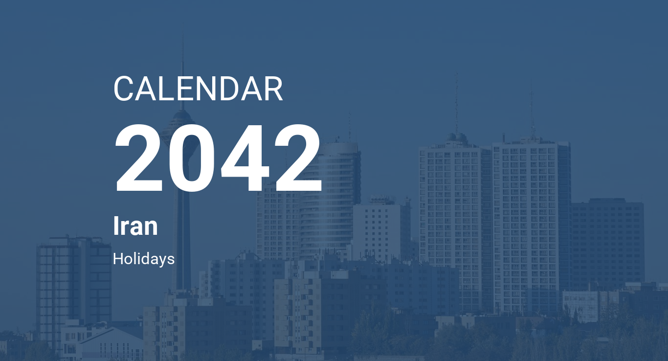 Year 2042 Calendar Iran