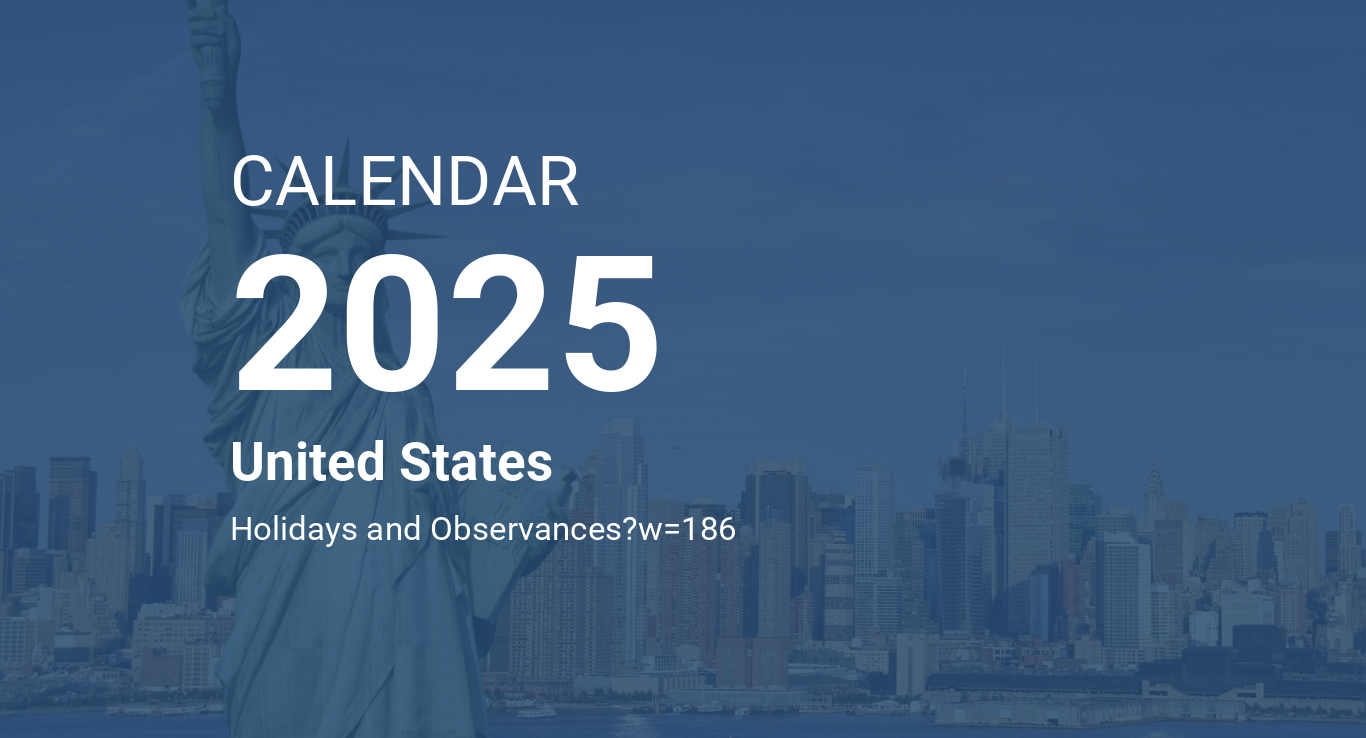 Year 2025 Calendar United States