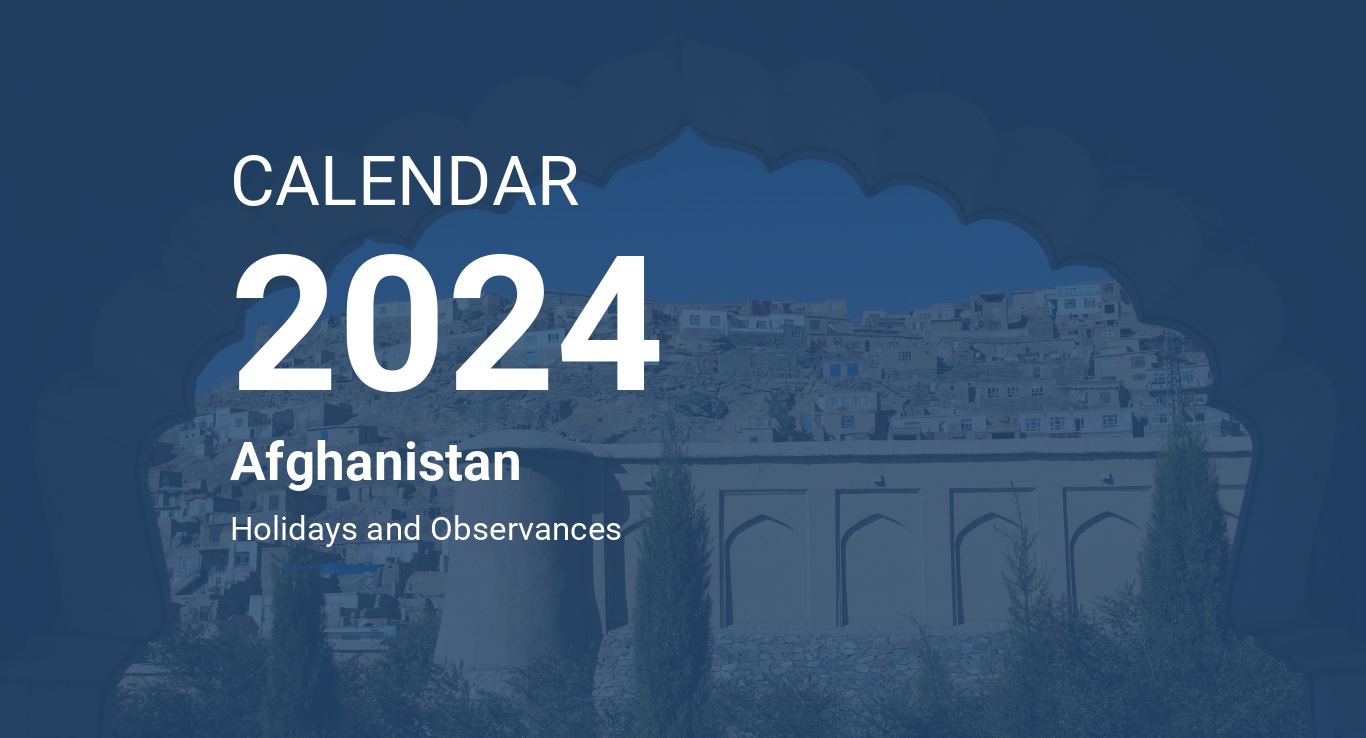 Year 2024 Calendar Afghanistan