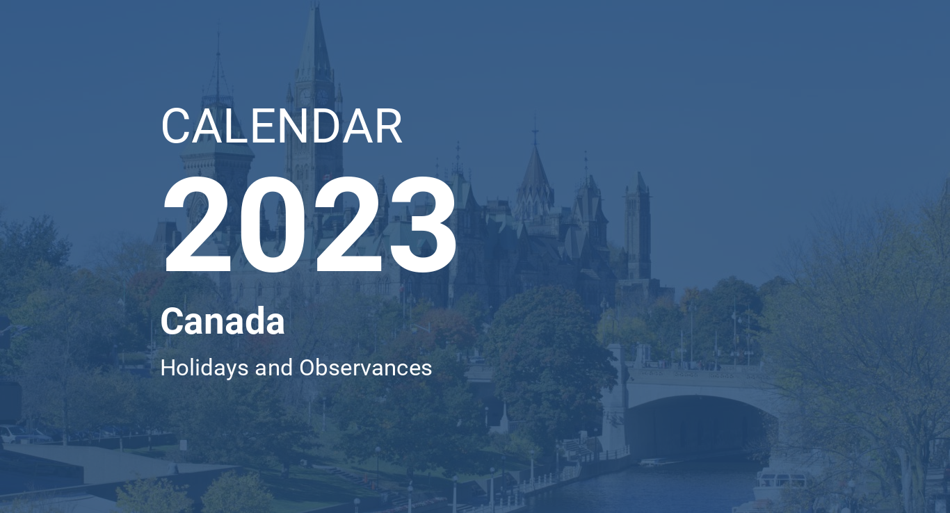 Year 2023 Calendar Canada