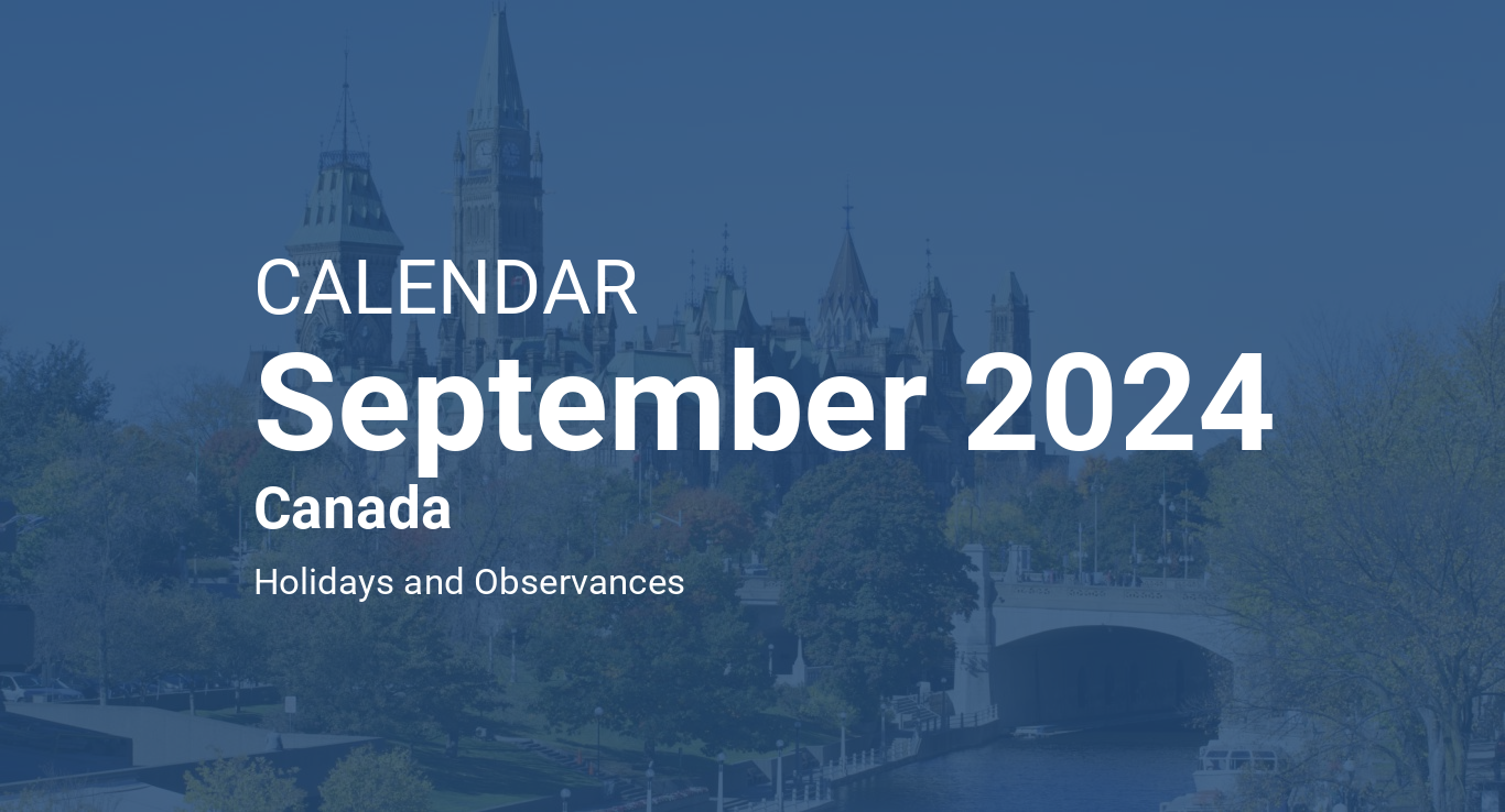 September 2024 Calendar Canada