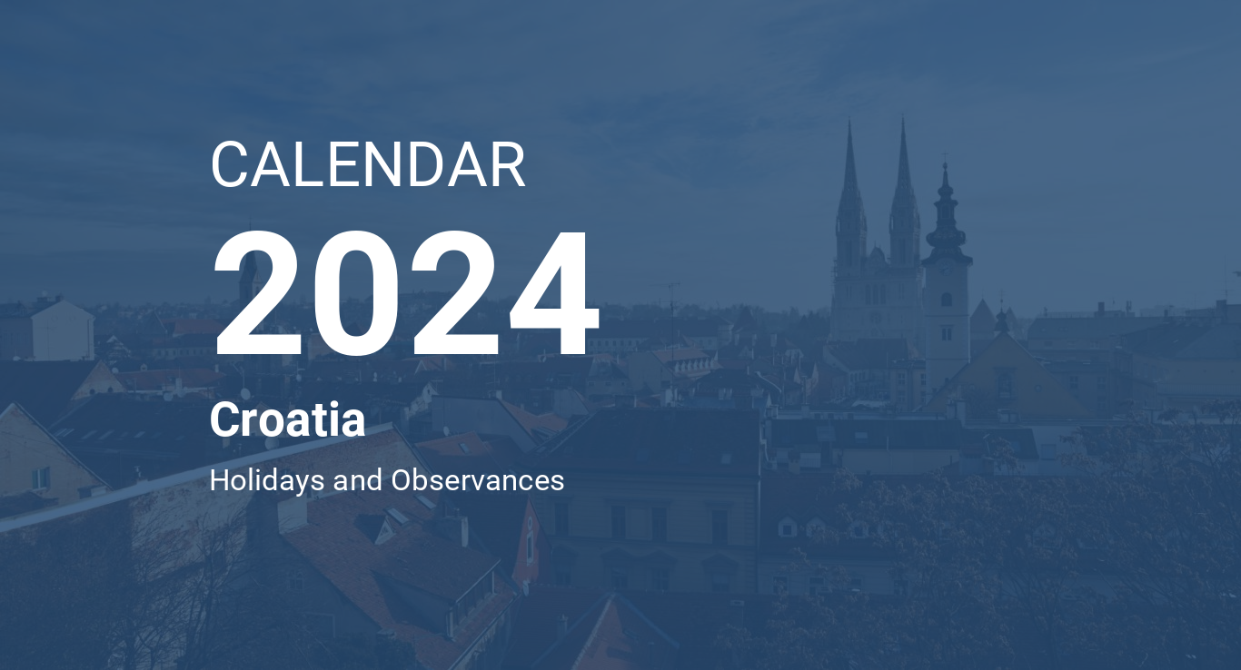 Year 2024 Calendar Croatia