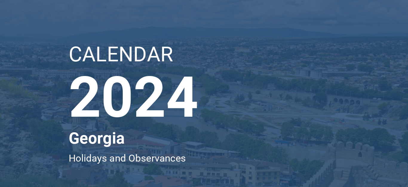 Year 2024 Calendar – Georgia