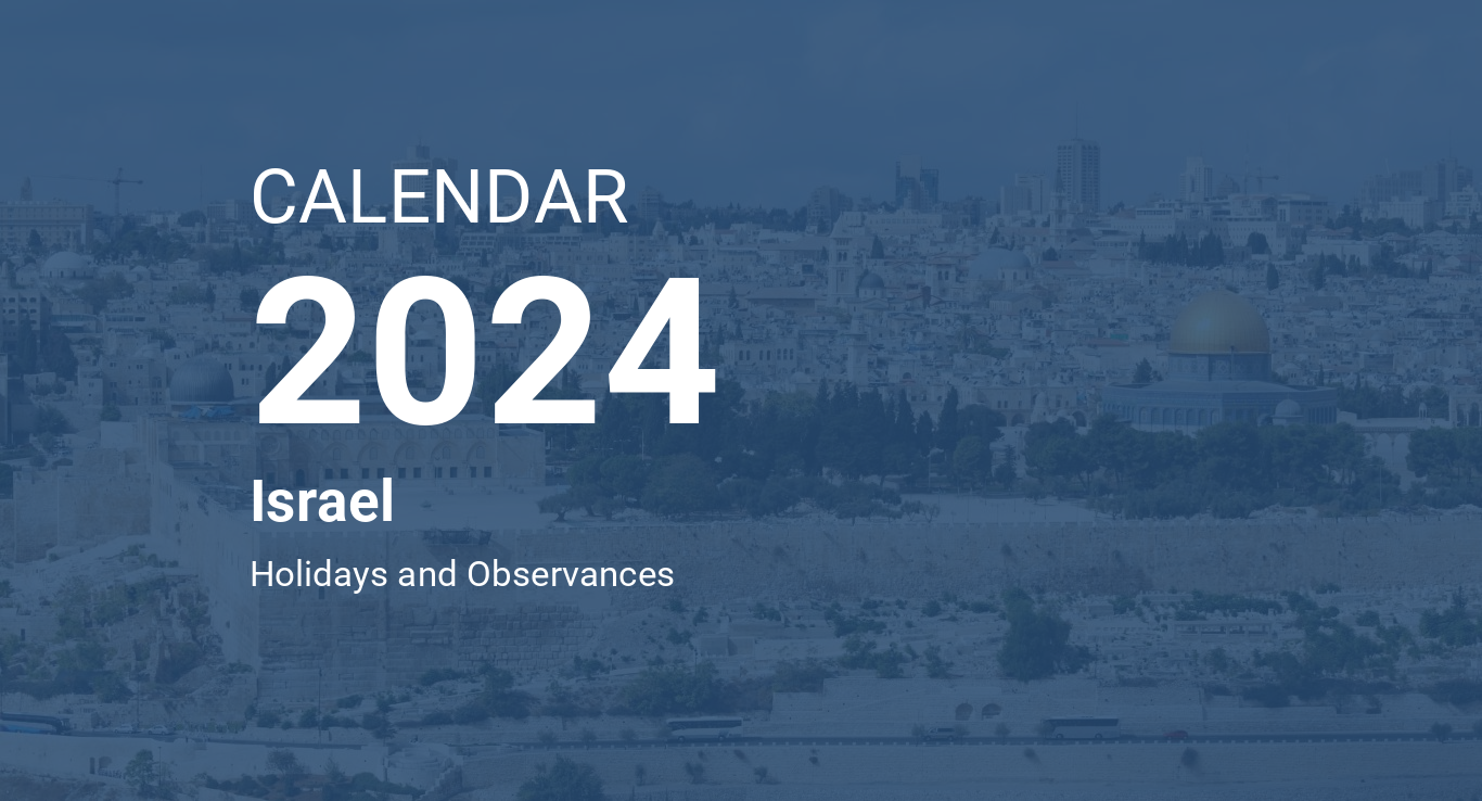 Year 2024 Calendar Israel