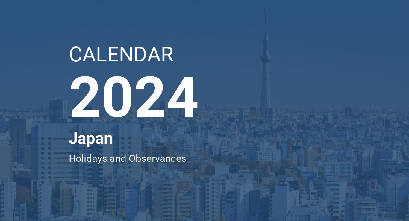Year 2024 Calendar – Japan