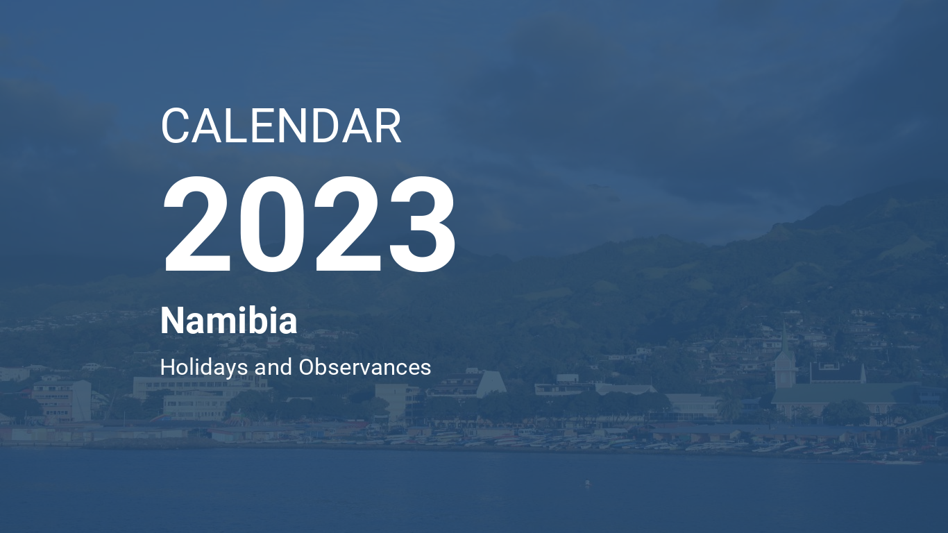 Year 2023 Calendar Namibia