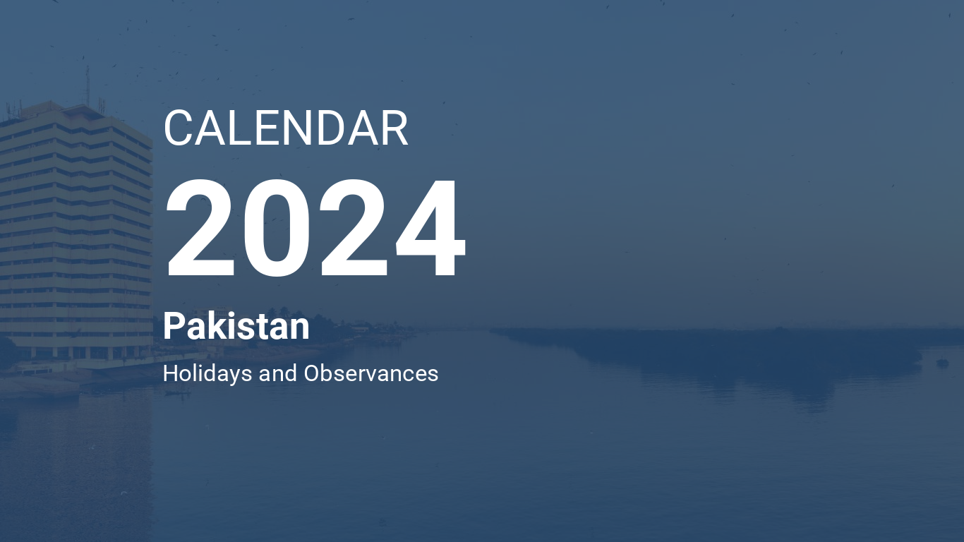 Year 2024 Calendar Pakistan