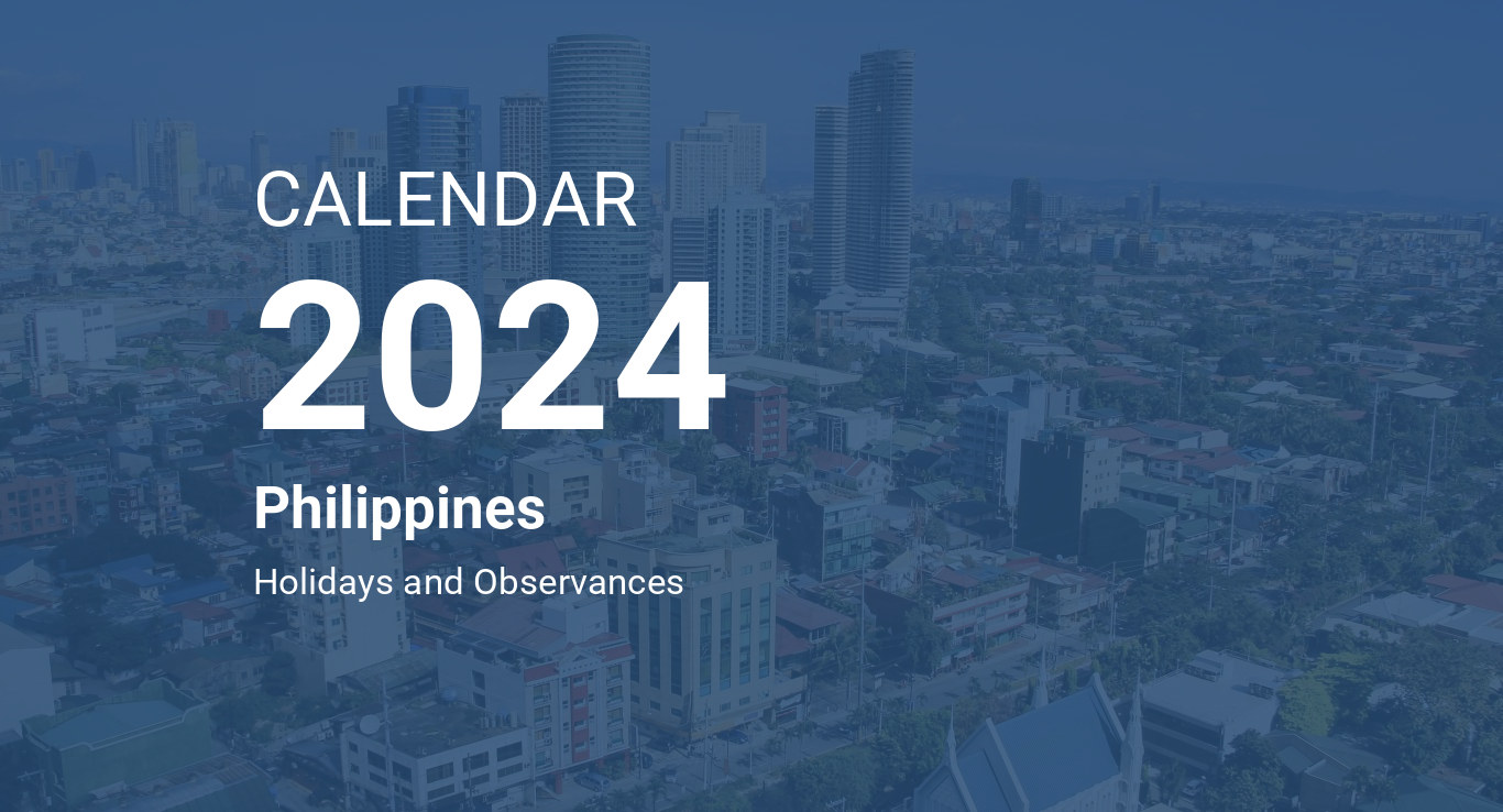 Year 2024 Calendar Philippines