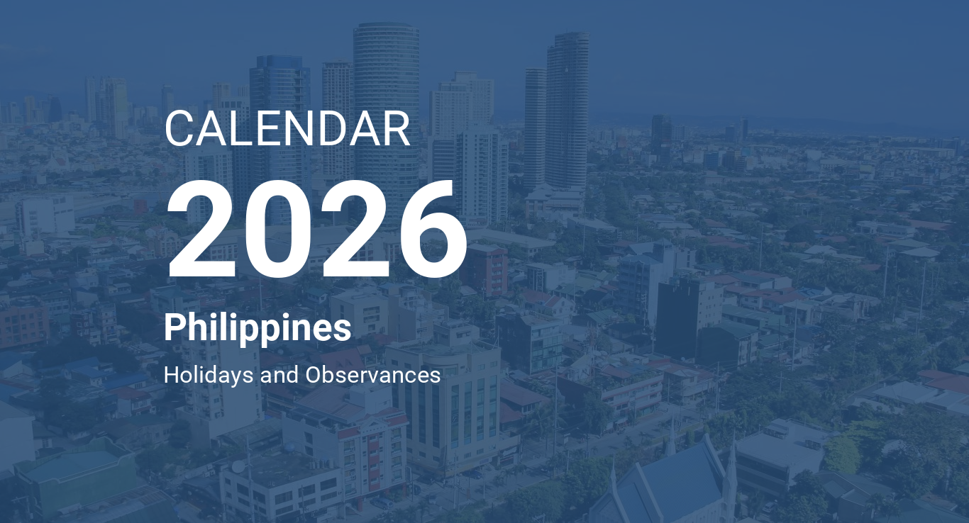 Year 2026 Calendar Philippines