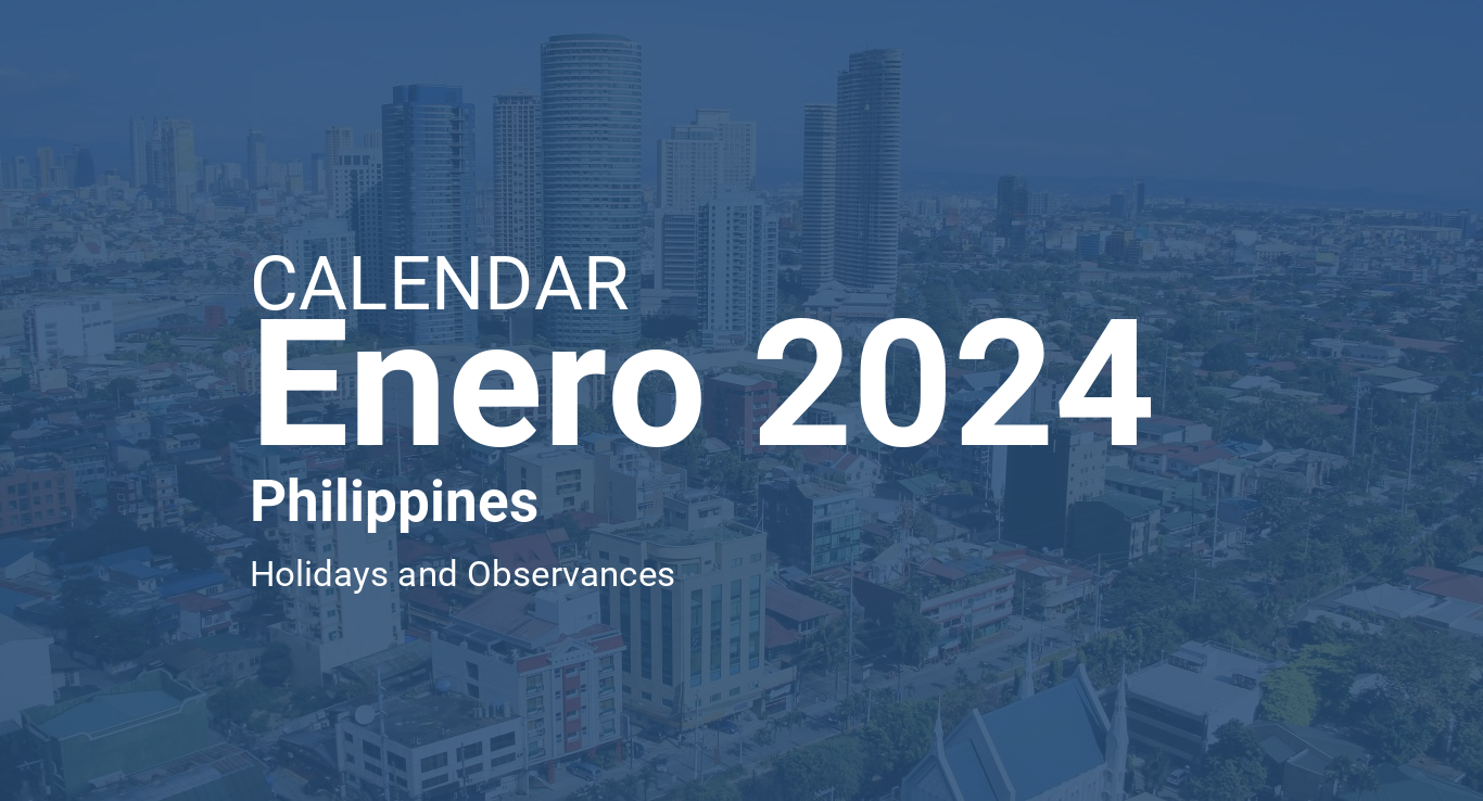 January 2024 Calendar Philippines