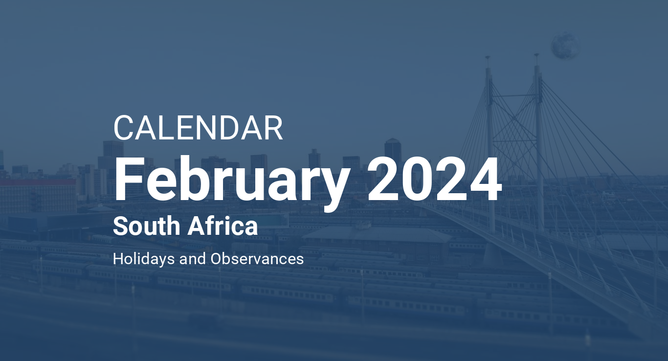 February 2024 Calendar South Africa