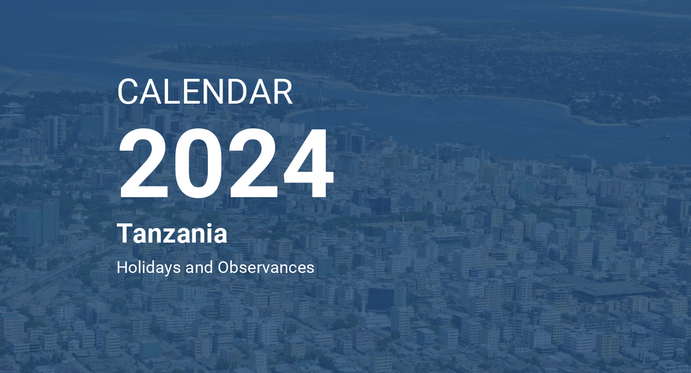 Year 2024 Calendar Tanzania