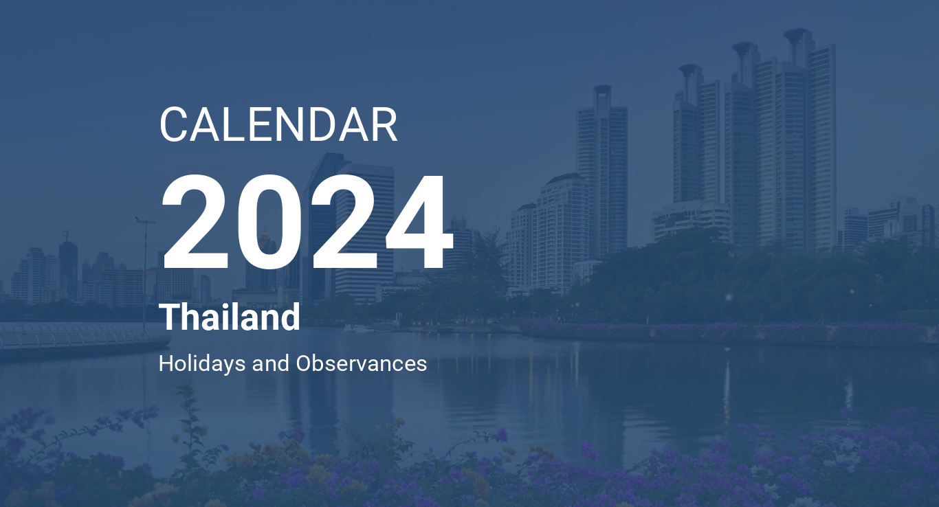 Year 2024 Calendar Thailand