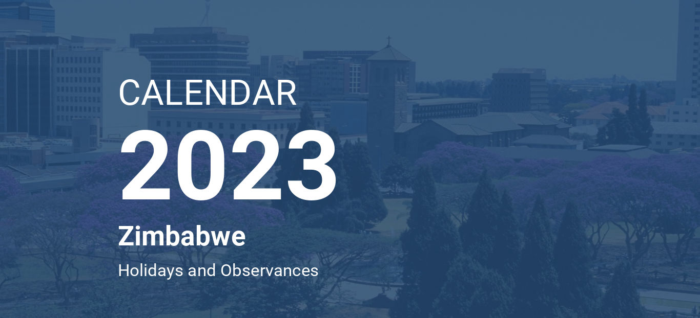 Year 2023 Calendar Zimbabwe