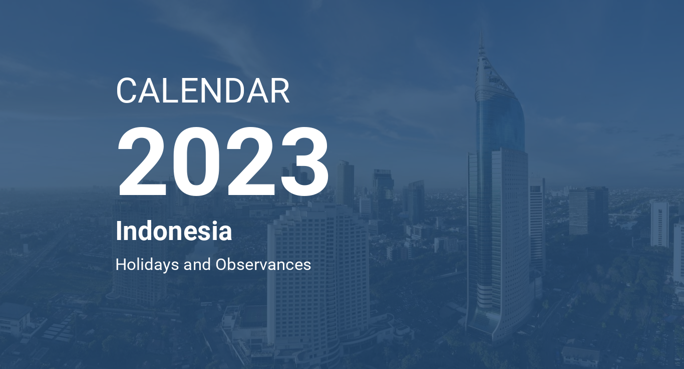 Year 2023 Calendar Indonesia