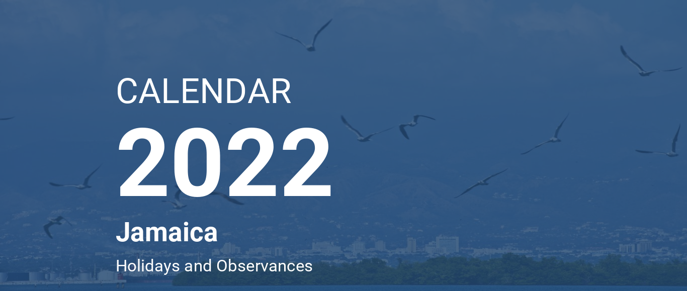 Year 2022 Calendar Jamaica