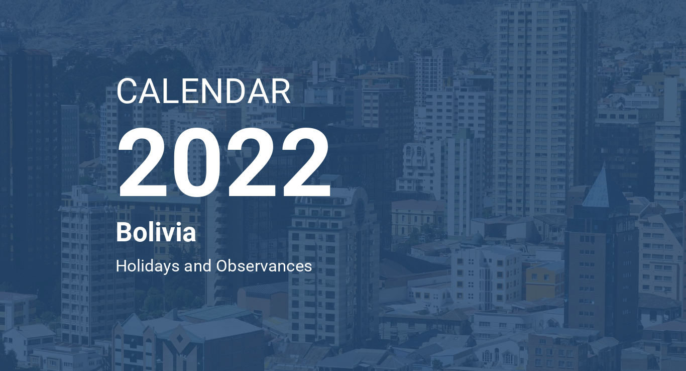 Site Timeanddate Com Calendar 2022 Year 2022 Calendar – Bolivia
