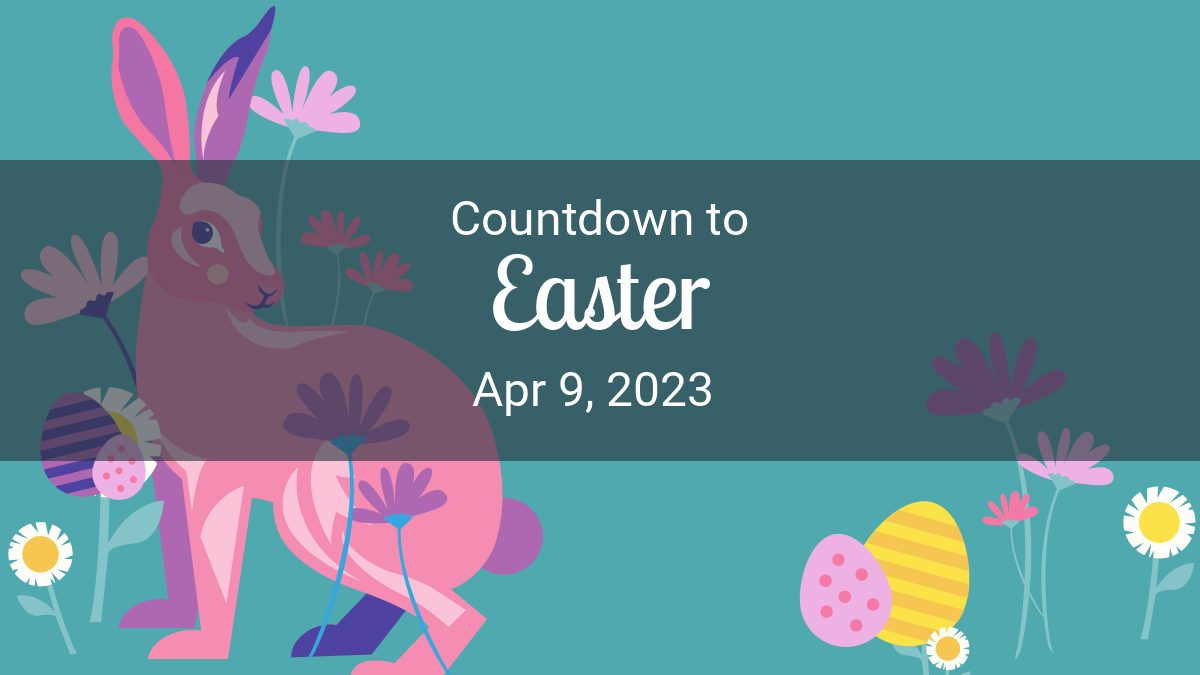 Easter Countdown Countdown to Apr 9, 2023