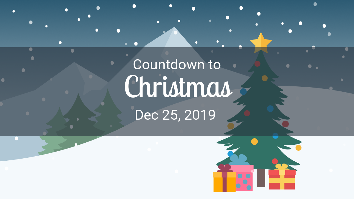 Christmas Countdown - Countdown to Dec 25, 2019