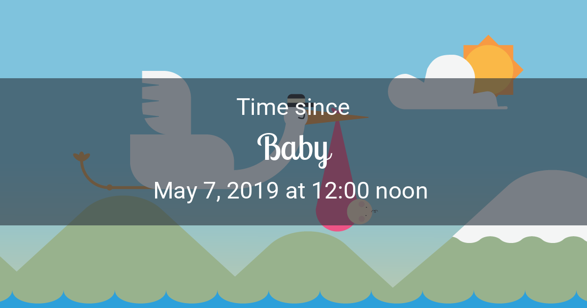 Baby Due Date Countdown