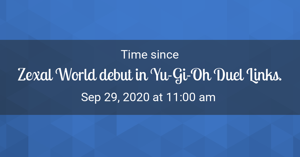 ZEXAL WORLD COMING TO YU-GI-OH! DUEL LINKS SEPTEMBER 29
