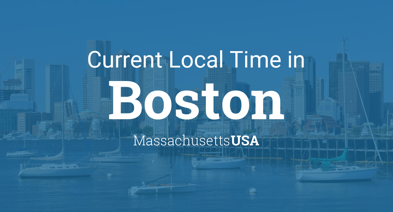 Current Time in Boston, USA