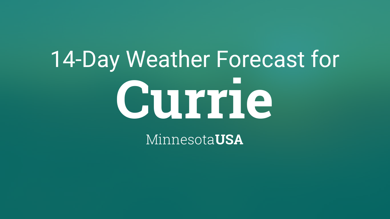 Currie, Minnesota, USA 14 day weather forecast