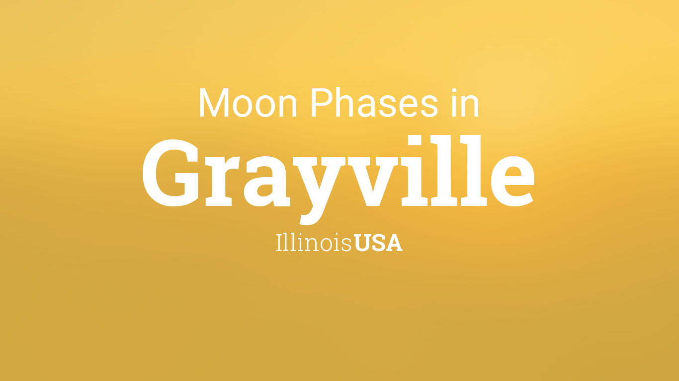 Moon Phases 2024 Lunar Calendar for Grayville, Illinois, USA