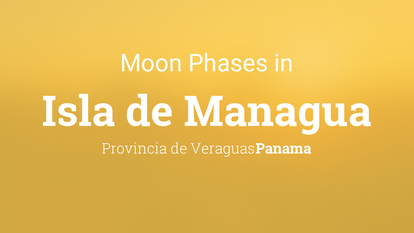 Moon Phases 2024 – Lunar Calendar for Isla de Managua, Provincia de ...