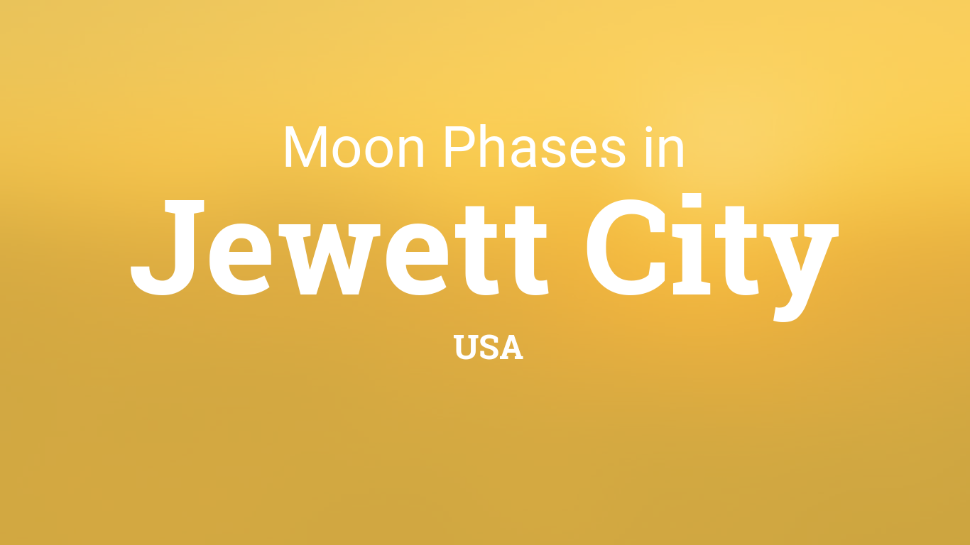 Moon Phases 2024 – Lunar Calendar for Jewett City