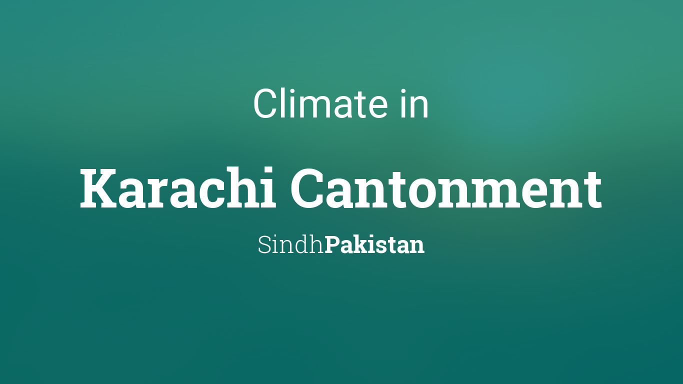 climate in karachi essay