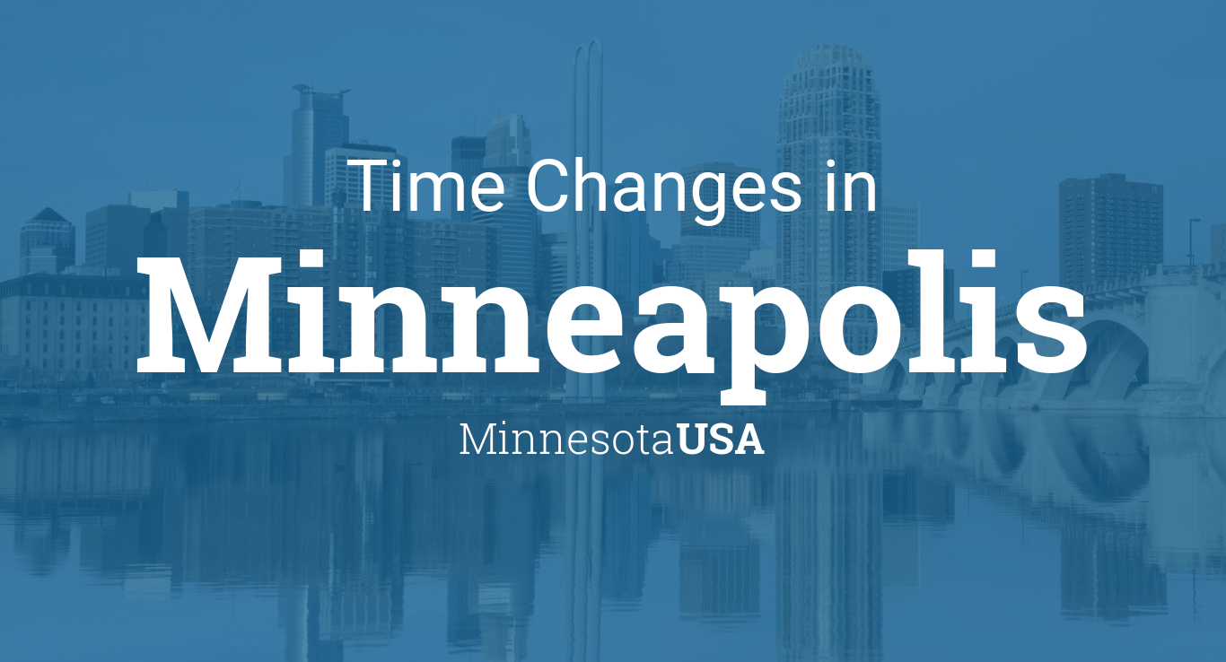 Daylight Saving Time Changes 2024 in Minneapolis, Minnesota, USA
