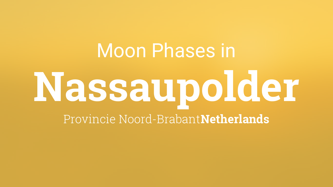 Moon Phases 2023 – Lunar Calendar for Nassaupolder, Provincie Noord ...