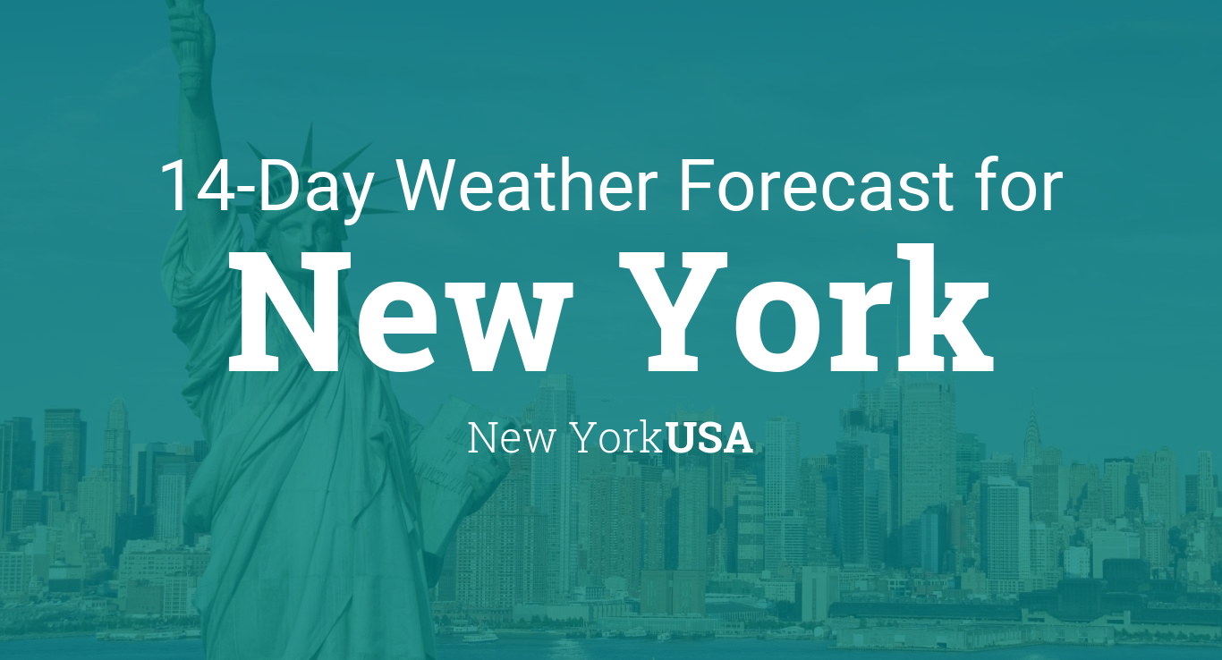 New York, New York, USA 14 day weather forecast