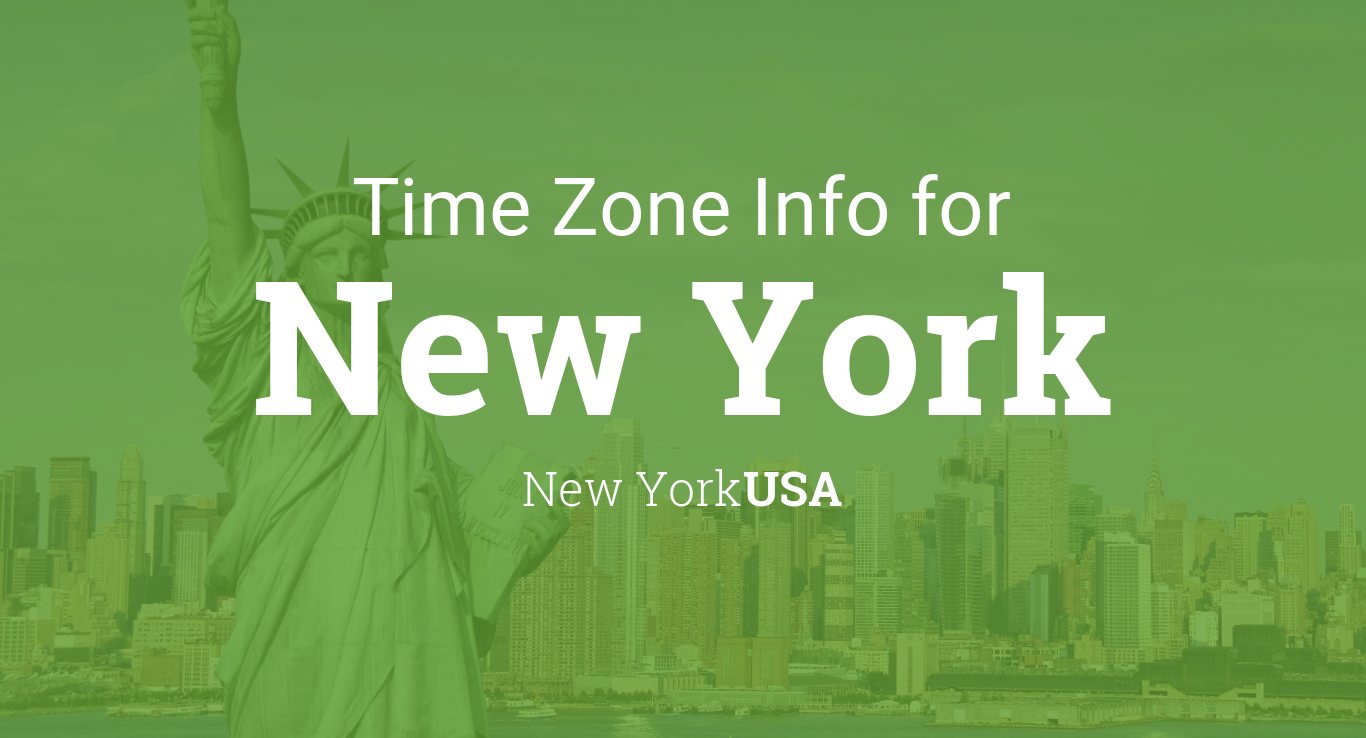 Time Zone Clock Changes In New York New York Usa