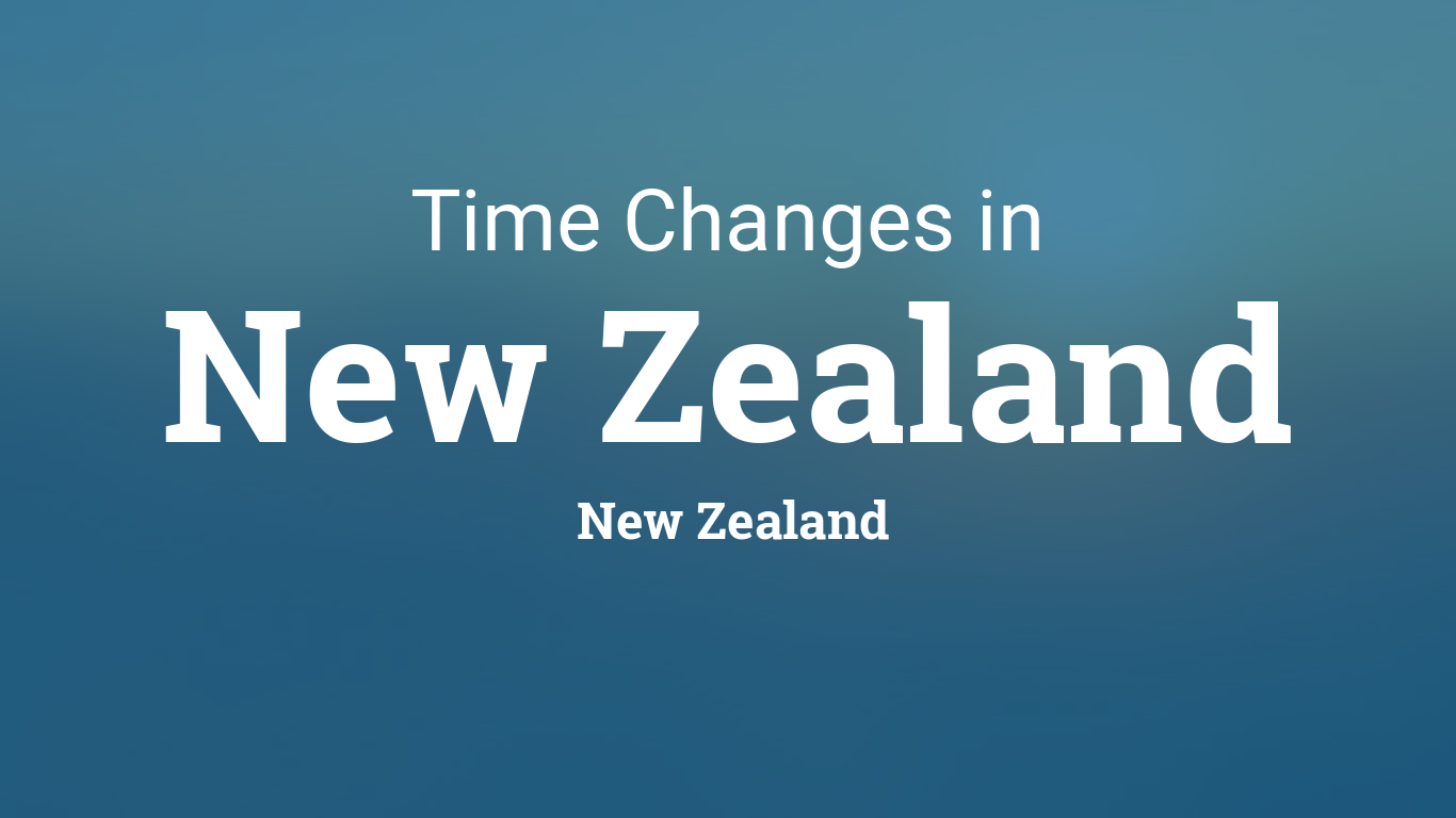 Daylight Saving Time Changes 2024 in New Zealand, New Zealand