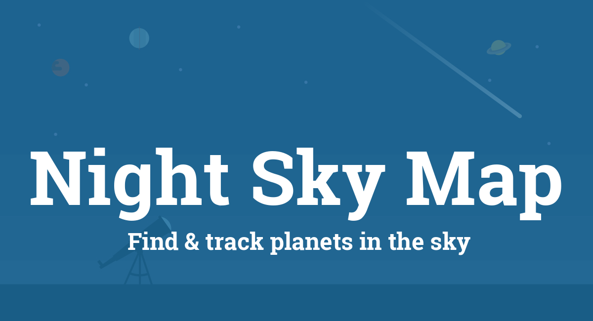 Night Sky Map Planets Visible Tonight