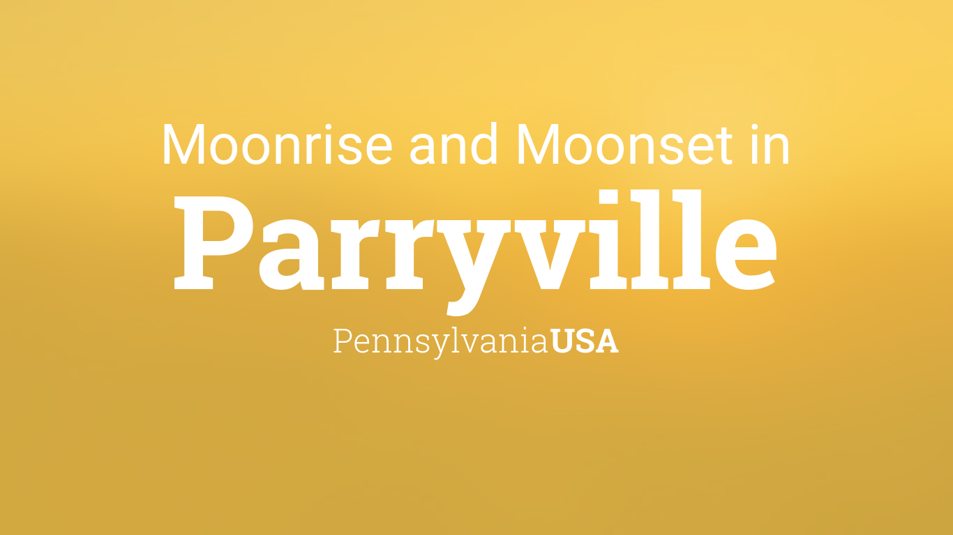 Moonrise, Moonset, and Moon Phase in Parryville, January 2024