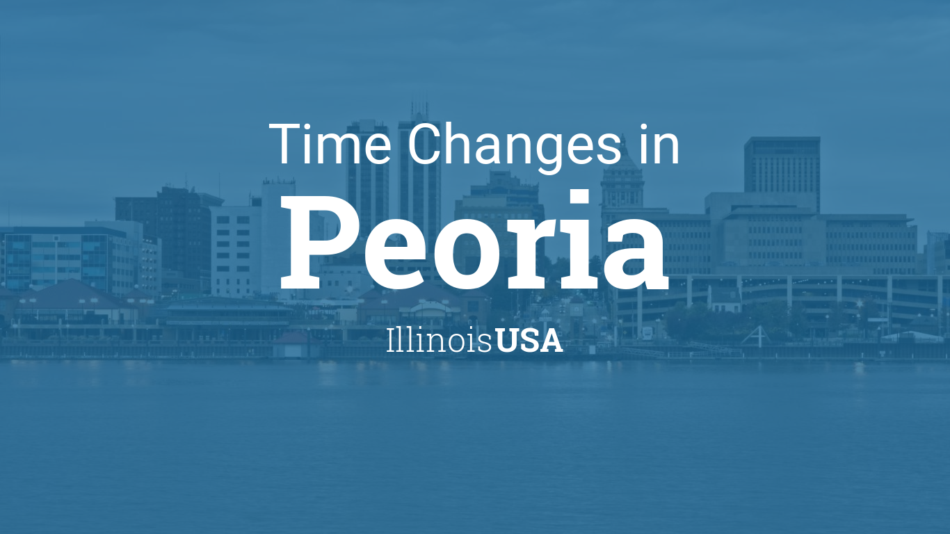 Daylight Saving Time Changes 2024 in Peoria, Illinois, USA