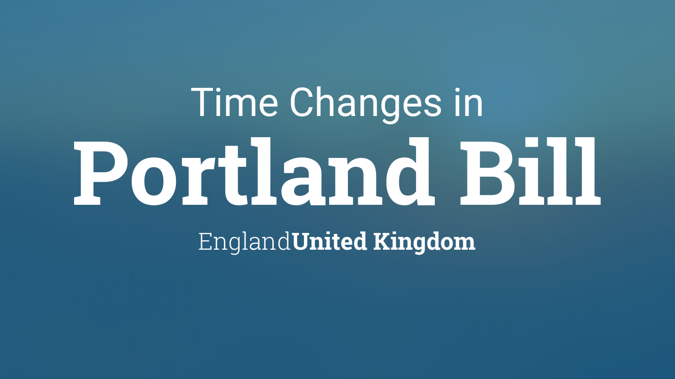 Daylight Saving Time Changes 2024 in Portland Bill, England, United Kingdom