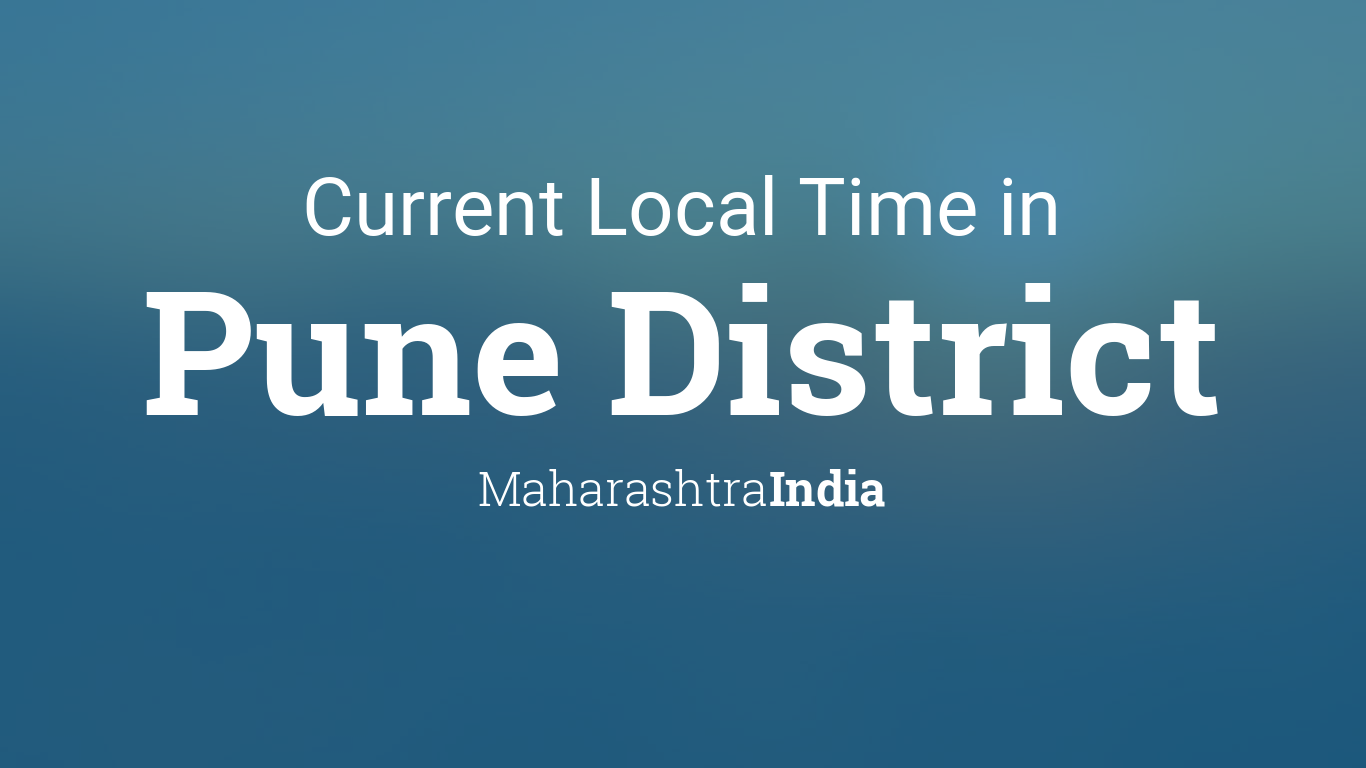 Current Local Time in Pune Maharashtra, India
