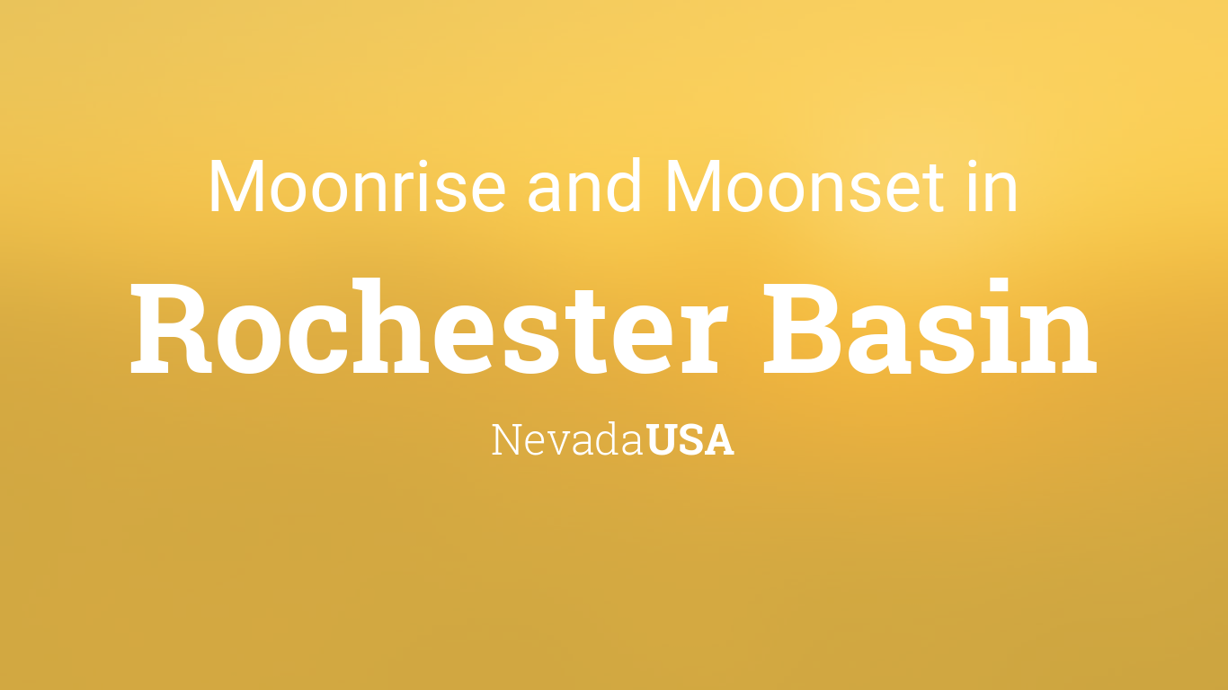 Moonrise, Moonset, and Moon Phase in Rochester Basin, December 2024