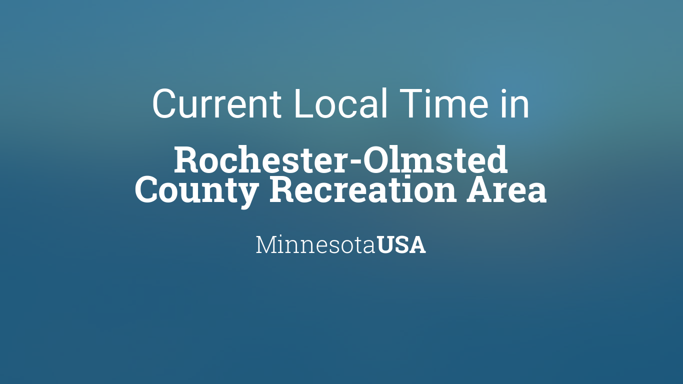 Rochester Olmsted Recreation Center