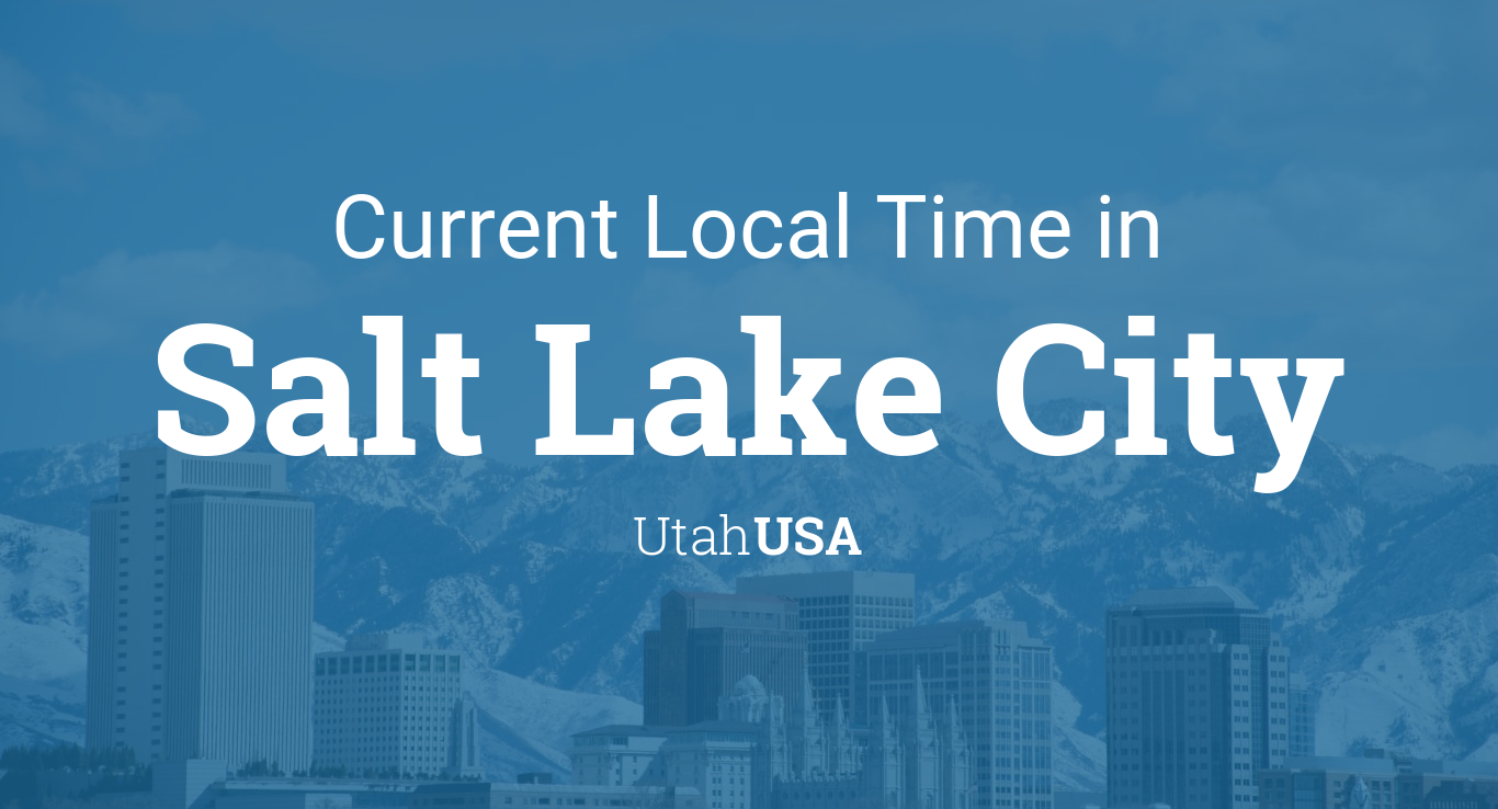 Current Local Time in Lake City, Utah, USA