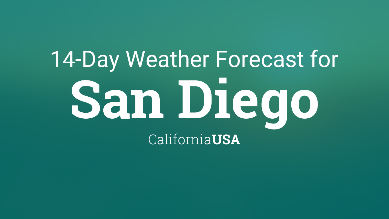 San Diego, California, USA 14 day weather forecast