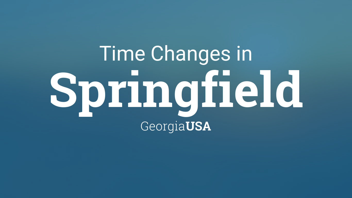 Daylight Saving Time Changes 2024 in Springfield, USA