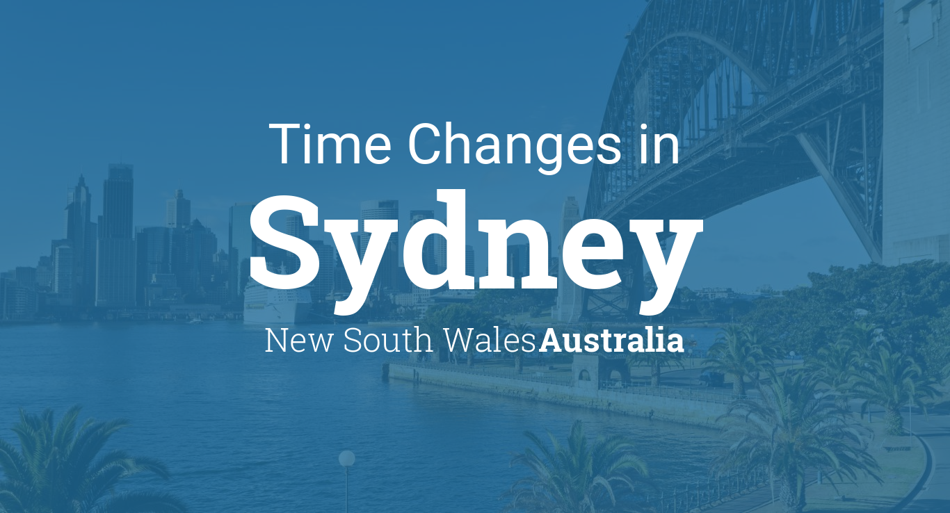 Daylight Saving Time Changes 2024 in Sydney, New South Wales, Australia