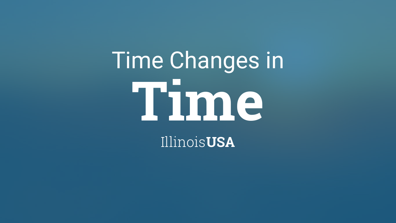 Daylight Saving Time Changes 2024 in Time, Illinois, USA