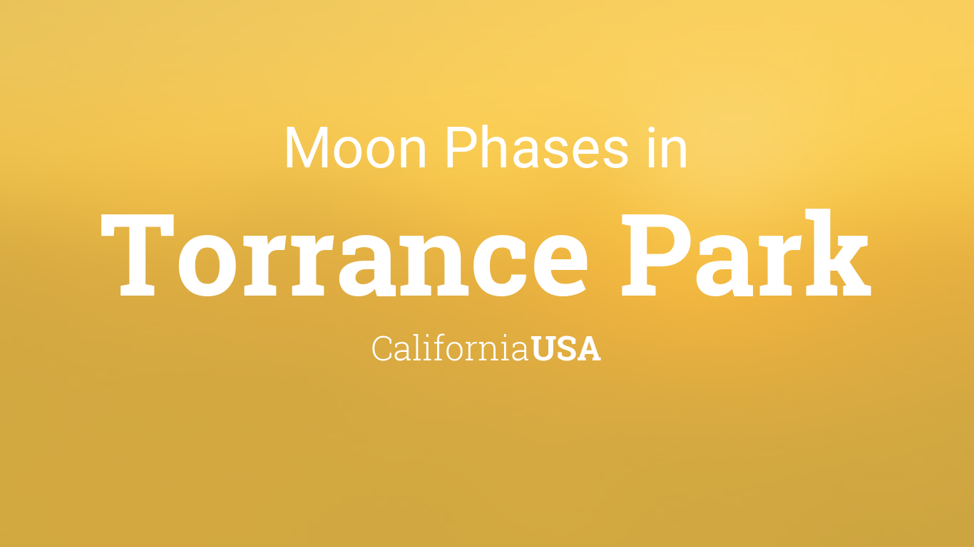 Moon Phases 2023 – Lunar Calendar for Torrance Park, California, USA