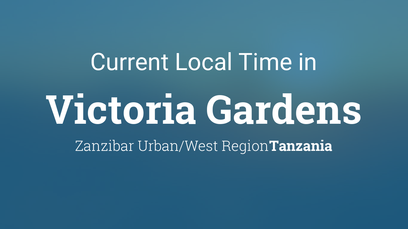Current Local Time in Victoria Gardens, Tanzania